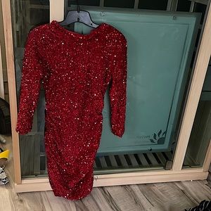 Sparkly red dress, small